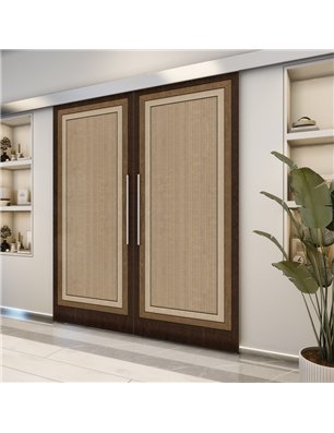 Holzschiebetür Eco-Line - Holz-Mix  Model 3041-2