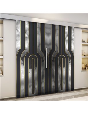 Holzschiebetür Eco-Line - Holz-Mix  Model 3056-3