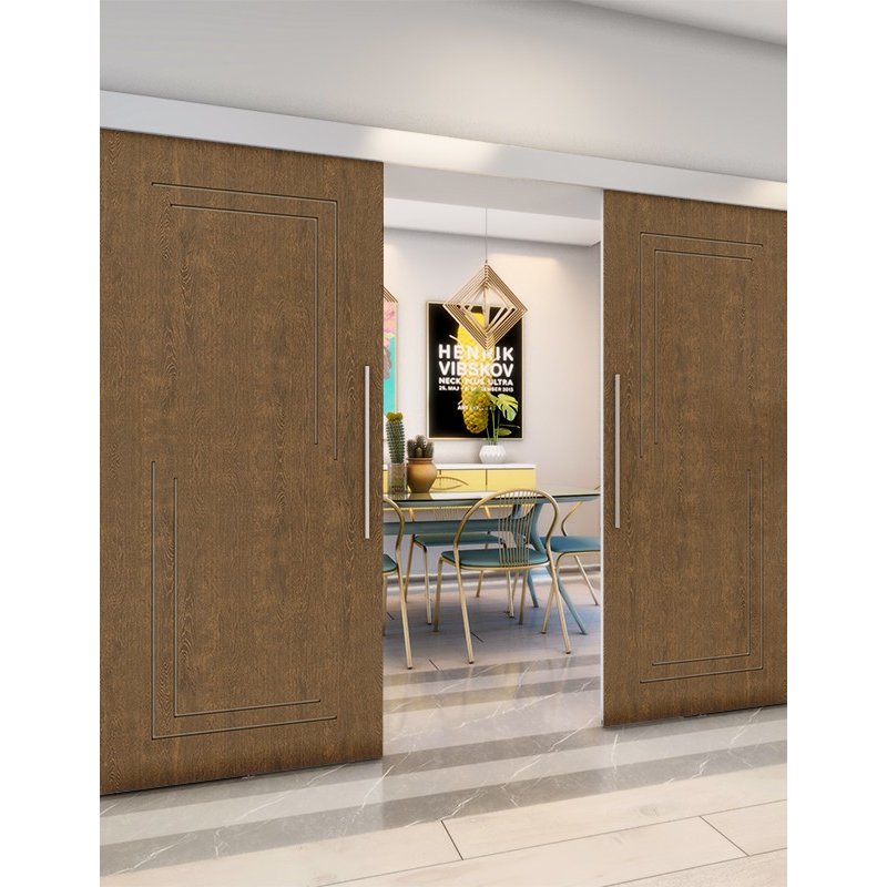 Holzschiebetür Eco-Line - Holz-Mix Model 3065 Holzschiebetür Eco-Line - Holz-Mix Model 3065