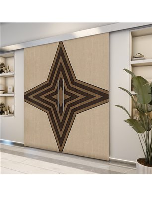 Holzschiebetür Eco-Line - Holz-Mix  Model 3083-2