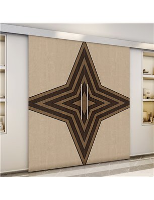 Holzschiebetür Eco-Line - Holz-Mix  Model 3083-3