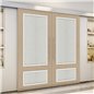 Holzschiebetür Eco-Line - Eiche und Weiss Model 3006 Holzschiebetür Eco-Line - Eiche und Weiss Model 3006