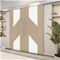 Holzschiebetür Eco-Line - Eiche und Weiss Model 3019 Holzschiebetür Eco-Line - Eiche und Weiss Model 3019
