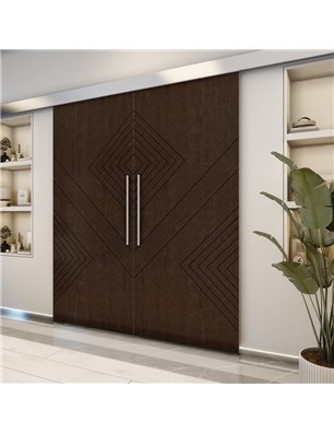 Holzschiebetür Eco-Line - Wenge  Model 3010-2