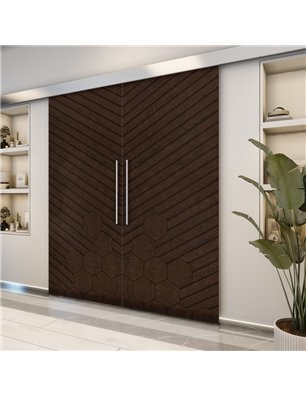 Holzschiebetür Eco-Line - Wenge  Model 3016-2