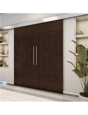 Holzschiebetür Eco-Line - Wenge  Model 3061-2