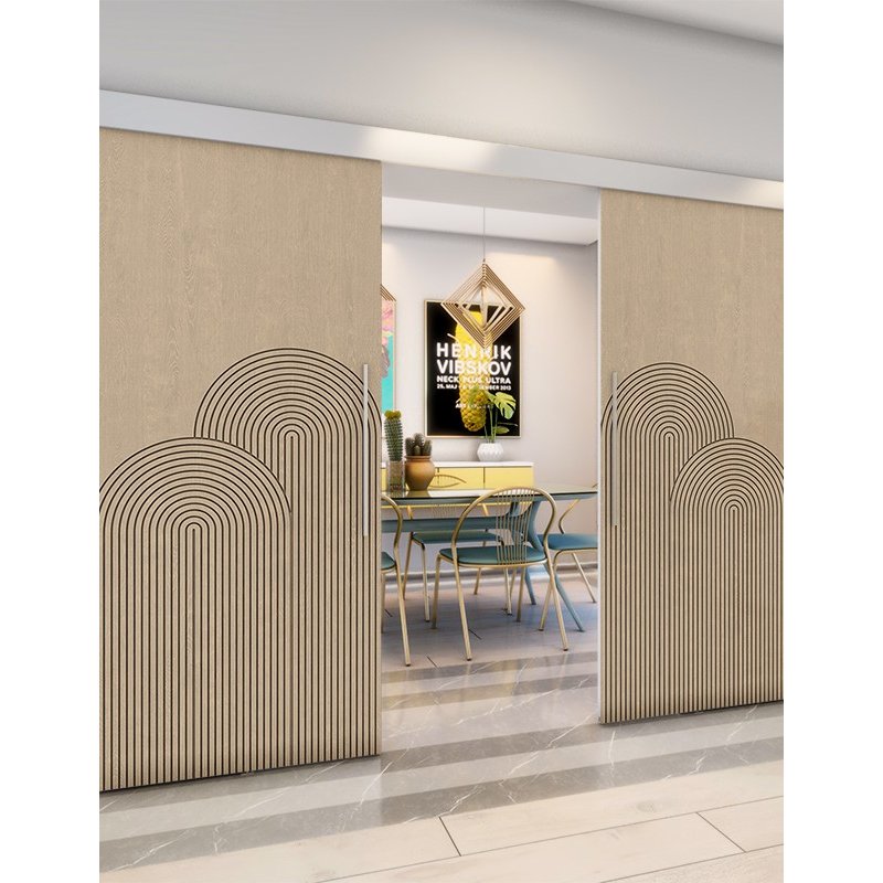 Holzschiebetür Eco-Line - Eiche Model 3057 Holzschiebetür Eco-Line - Eiche Model 3057