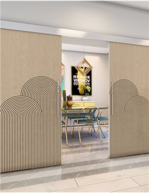 Holzschiebetür Eco-Line - Eiche  Model 3057