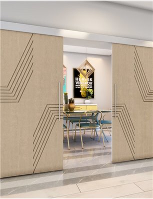 Holzschiebetür Eco-Line - Eiche  Model 3060