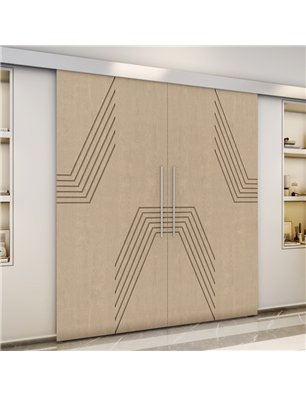 Holzschiebetür Eco-Line - Eiche  Model 3060-3