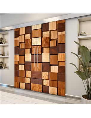 Holzschiebetür Eco-Line - Holzkunst  Model 3061-2