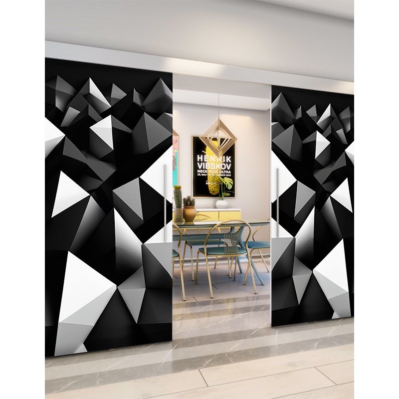 Holzschiebetür Eco-Line - Geometrie Model 3004 Holzschiebetür Eco-Line - Geometrie Model 3004