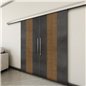 Holzschiebetür Slim-Line - Holz-Mix Model 3013 Holzschiebetür Slim-Line - Holz-Mix Model 3013