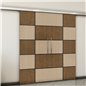 Holzschiebetür Slim-Line - Holz-Mix  Model 3029