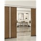 Holzschiebetür Slim-Line - Holz-Mix  Model 3030