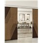 Holzschiebetür Slim-Line - Holz-Mix Model 3060 Holzschiebetür Slim-Line - Holz-Mix Model 3060