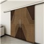 Holzschiebetür Slim-Line - Holz-Mix Model 3060 Holzschiebetür Slim-Line - Holz-Mix Model 3060