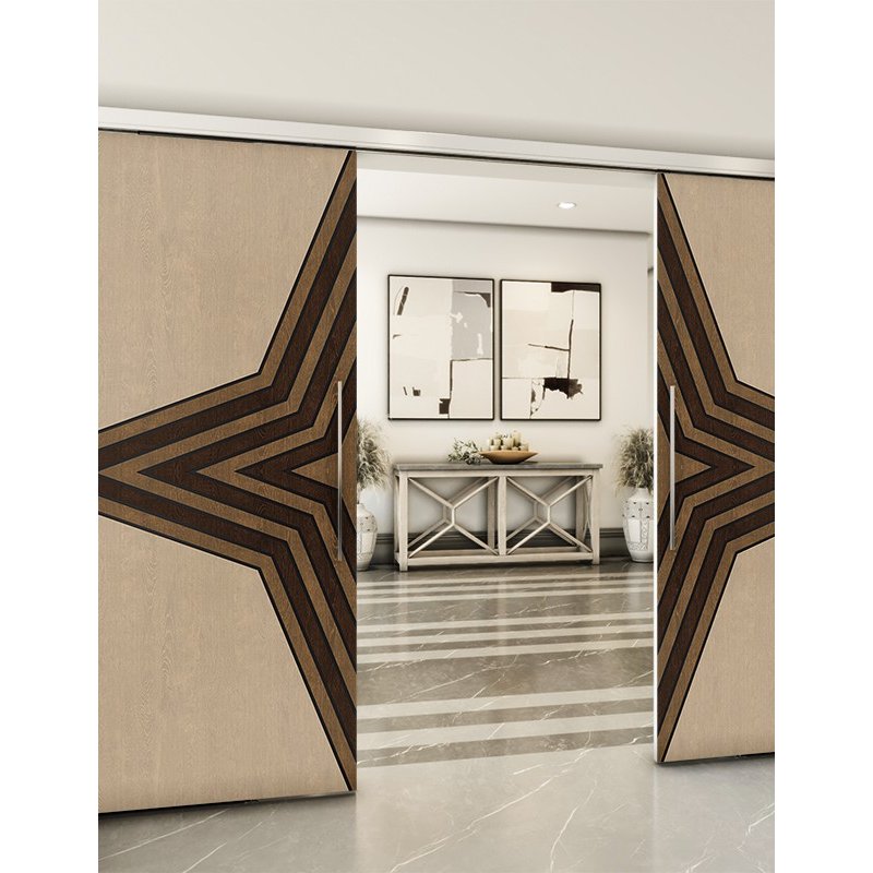 Holzschiebetür Slim-Line - Holz-Mix  Model 3083