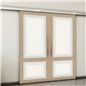 Holzschiebetür Slim-Line - Eiche und Weiss Model 3004 Holzschiebetür Slim-Line - Eiche und Weiss Model 3004