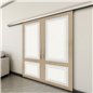 Holzschiebetür Slim-Line - Eiche und Weiss Model 3004 Holzschiebetür Slim-Line - Eiche und Weiss Model 3004