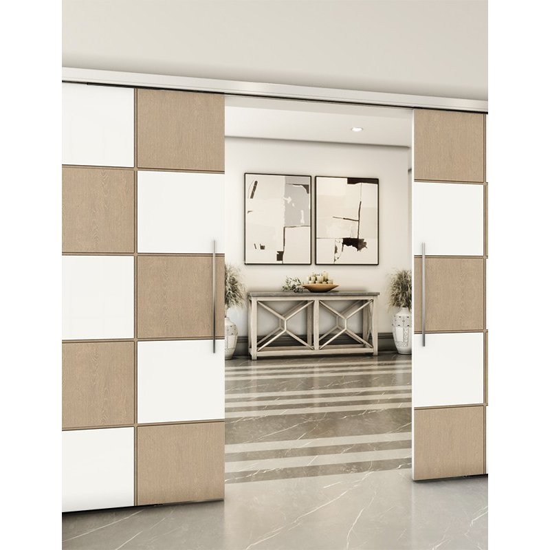 Holzschiebetür Slim-Line - Eiche und Weiss Model 3029 Holzschiebetür Slim-Line - Eiche und Weiss Model 3029