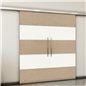 Holzschiebetür Slim-Line - Eiche und Weiss Model 3031 Holzschiebetür Slim-Line - Eiche und Weiss Model 3031