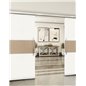 Holzschiebetür Slim-Line - Eiche und Weiss Model 3032 Holzschiebetür Slim-Line - Eiche und Weiss Model 3032