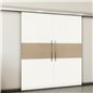 Holzschiebetür Slim-Line - Eiche und Weiss Model 3032 Holzschiebetür Slim-Line - Eiche und Weiss Model 3032