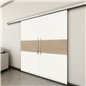 Holzschiebetür Slim-Line - Eiche und Weiss Model 3032 Holzschiebetür Slim-Line - Eiche und Weiss Model 3032