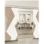 Holzschiebetür Slim-Line - Eiche und Weiss Model 3033 Holzschiebetür Slim-Line - Eiche und Weiss Model 3033