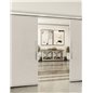 Holzschiebetür Slim-Line - Eiche und Weiss Model 3047 Holzschiebetür Slim-Line - Eiche und Weiss Model 3047