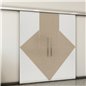 Holzschiebetür Slim-Line - Eiche und Weiss Model 3058 Holzschiebetür Slim-Line - Eiche und Weiss Model 3058