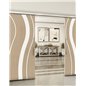 Holzschiebetür Slim-Line - Eiche und Weiss Model 3064 Holzschiebetür Slim-Line - Eiche und Weiss Model 3064