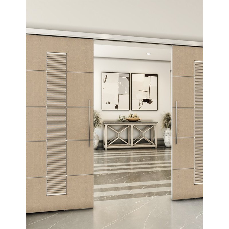 Holzschiebetür Slim-Line - Eiche und Weiss Model 3067 Holzschiebetür Slim-Line - Eiche und Weiss Model 3067