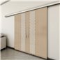 Holzschiebetür Slim-Line - Eiche und Weiss Model 3070 Holzschiebetür Slim-Line - Eiche und Weiss Model 3070