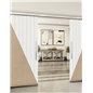Holzschiebetür Slim-Line - Eiche und Weiss Model 3078 Holzschiebetür Slim-Line - Eiche und Weiss Model 3078
