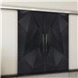 Holzschiebetür Slim-Line - Schwarz Model 3033 Holzschiebetür Slim-Line - Schwarz Model 3033