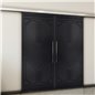 Holzschiebetür Slim-Line - Schwarz Model 3048 Holzschiebetür Slim-Line - Schwarz Model 3048