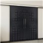 Holzschiebetür Slim-Line - Schwarz Model 3081 Holzschiebetür Slim-Line - Schwarz Model 3081