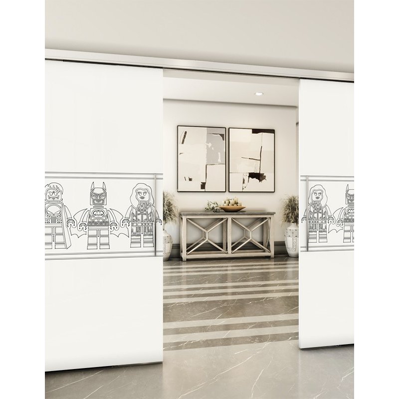 Holzschiebetür Slim-Line - Weiss Model 3063 Holzschiebetür Slim-Line - Weiss Model 3063