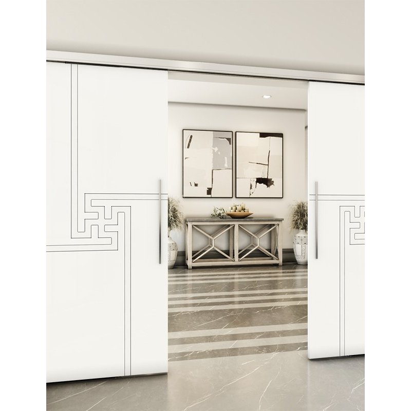 Holzschiebetür Slim-Line - Weiss  Model 3071