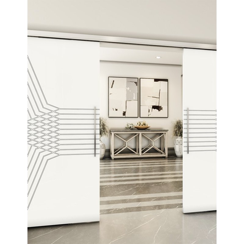 Holzschiebetür Slim-Line - Weiss Model 3085 Holzschiebetür Slim-Line - Weiss Model 3085