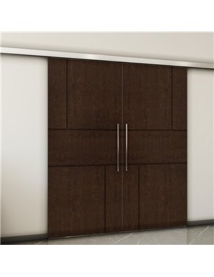 Holzschiebetür Slim-Line - Wenge  Model 3027-2