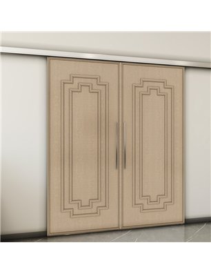 Holzschiebetür Slim-Line - Eiche  Model 3003-2
