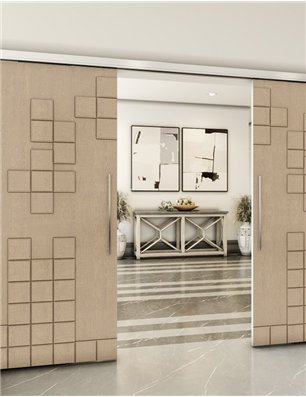 Holzschiebetür Slim-Line - Eiche  Model 3081