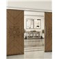 Holzschiebetür Slim-Line - Nussbaum Model 3082 Holzschiebetür Slim-Line - Nussbaum Model 3082