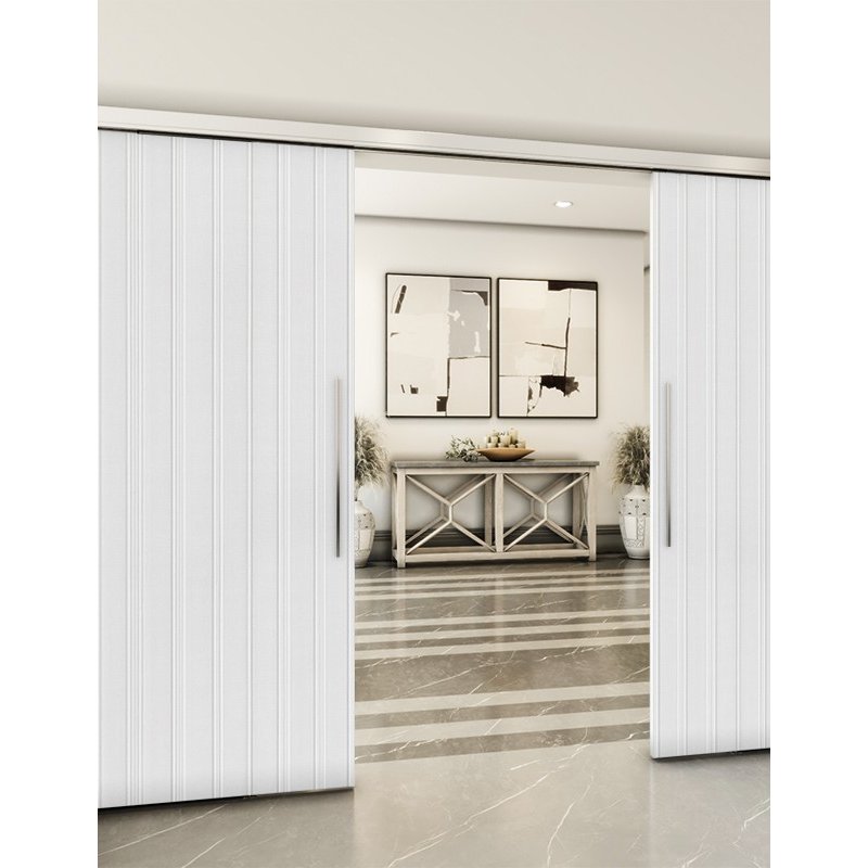 Holzschiebetür Slim-Line - Weiss 3D Model 3041 Holzschiebetür Slim-Line - Weiss 3D Model 3041