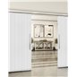 Holzschiebetür Slim-Line - Weiss 3D Model 3041 Holzschiebetür Slim-Line - Weiss 3D Model 3041