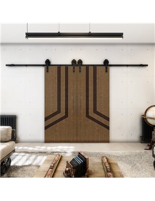 Holzschiebetür Barn-Line - Holz-Mix  Model 4073-2