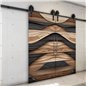 Holzschiebetür Barn-Line - Holzkunst Model 4089 Holzschiebetür Barn-Line - Holzkunst Model 4089